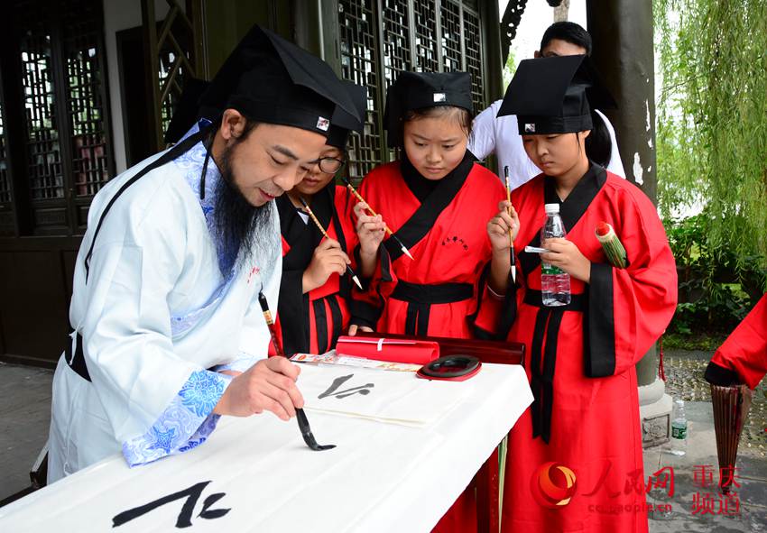穿汉服游举子园 领略重庆开州别样人文风情(图7)