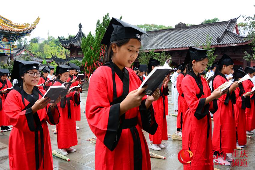 穿汉服游举子园 领略重庆开州别样人文风情(图6)
