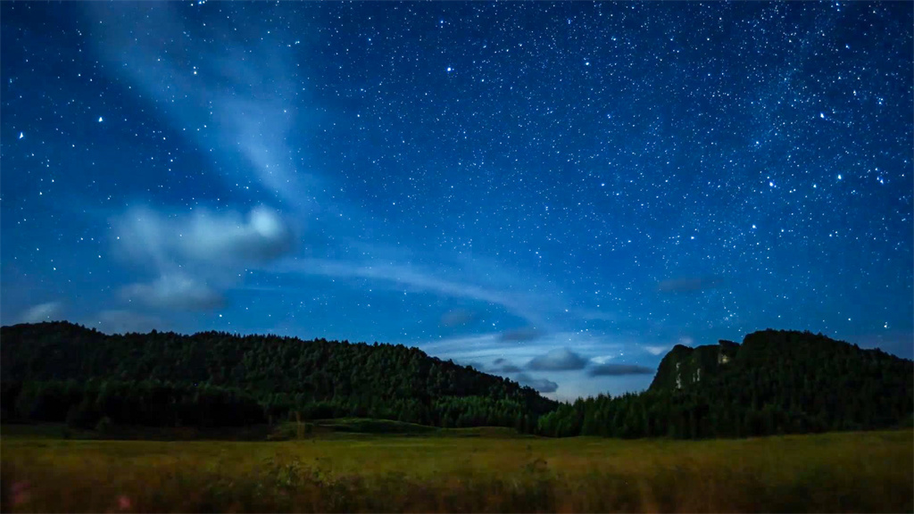 雪宝山十宝之繁星满月(图3)