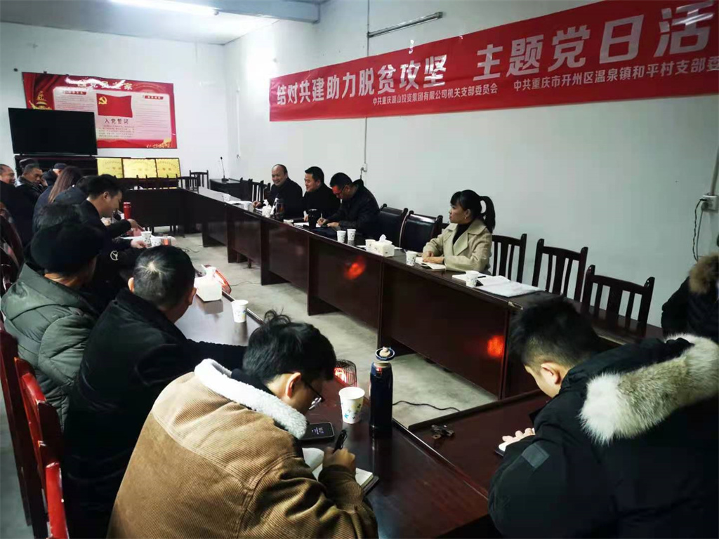 定点帮扶温泉镇和平村(图1)